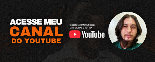 Acesse o canal do YouTube de Thiago